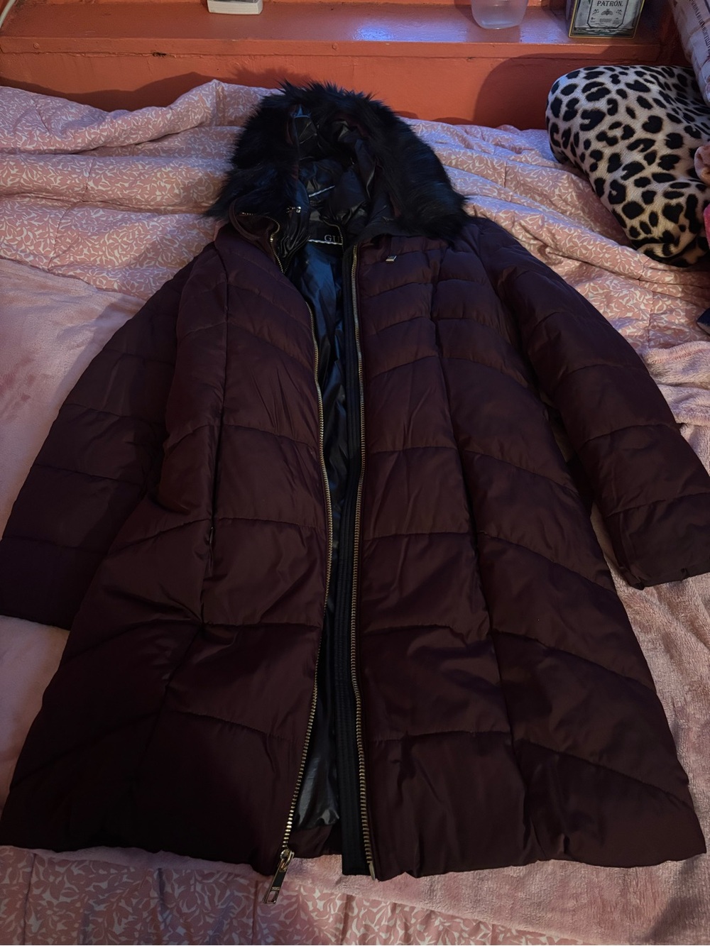 GUESS Long Puffer Coat